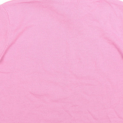 Womens UK Size M Ellie Louise Pink Pullover Jumper