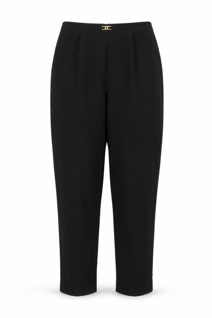 Womens UK Size 14 Classics Regular Fit  Black Trousers