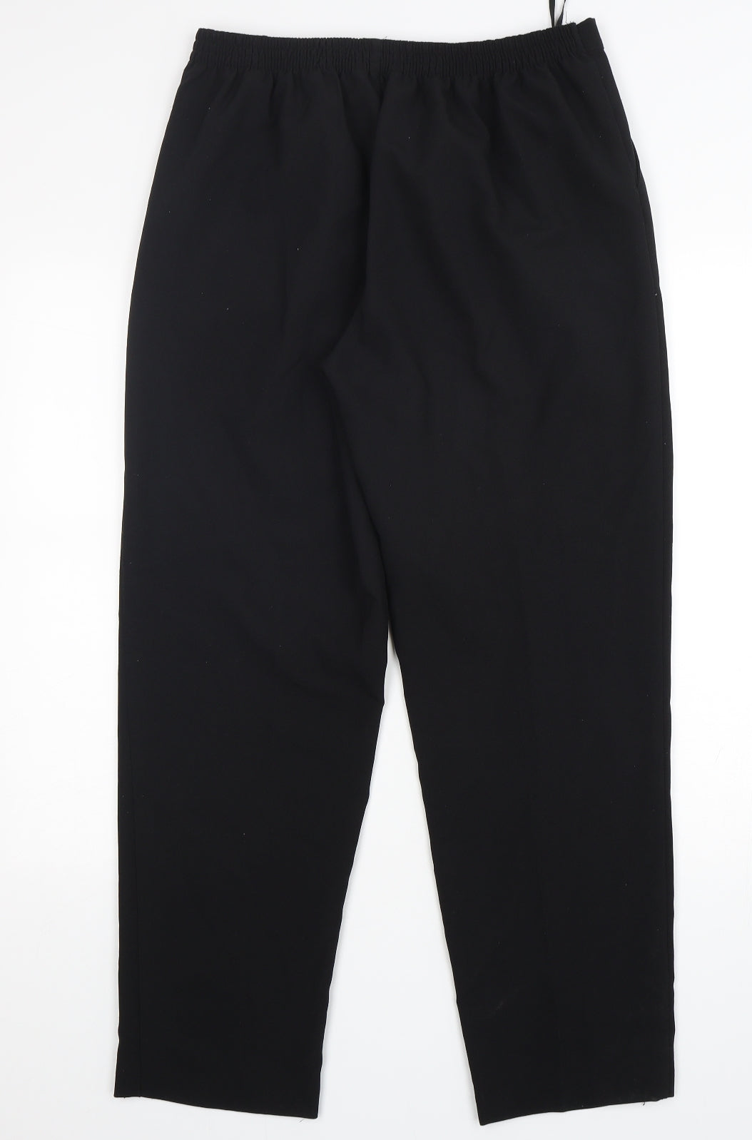 Classics  Womens Black  Polyester Trousers  Size 14 L29 in Regular