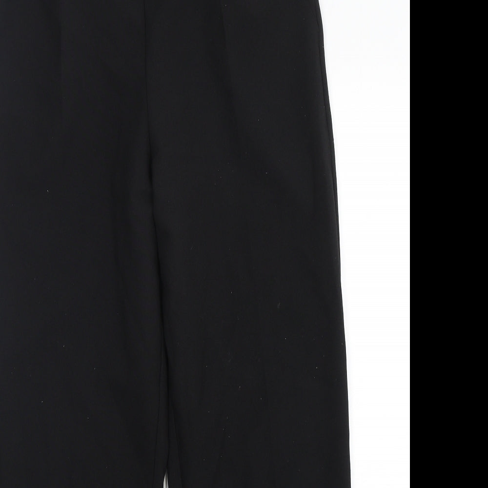 Classics  Womens Black  Polyester Trousers  Size 14 L29 in Regular