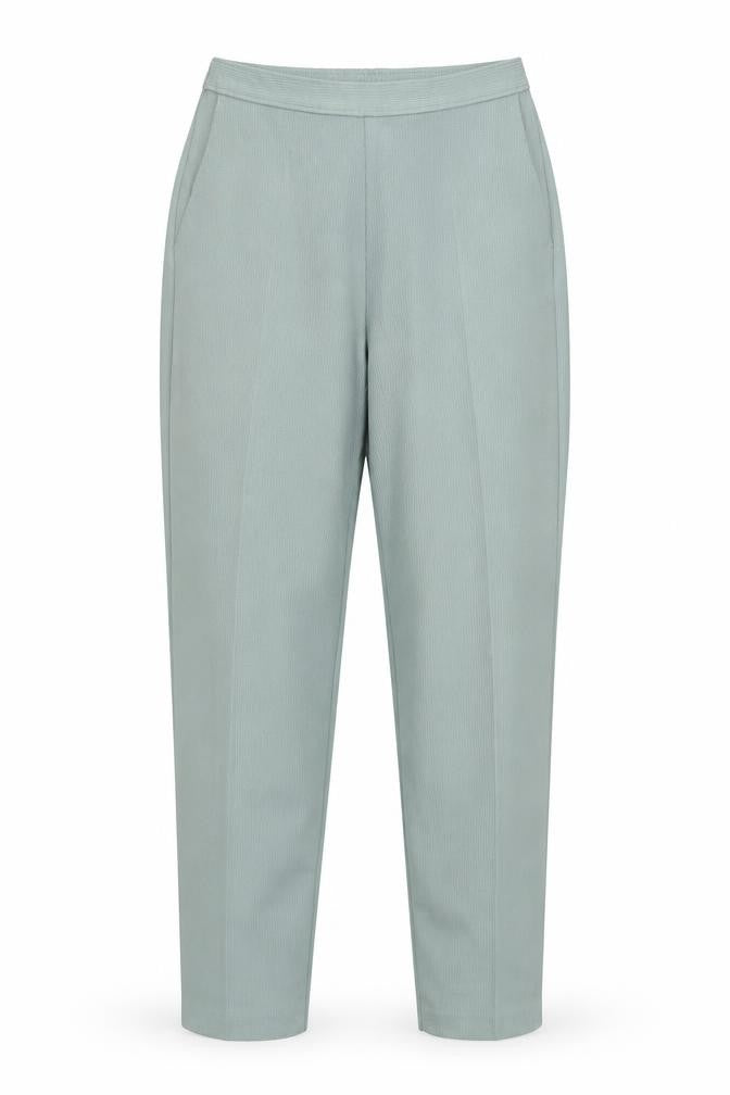 Womens UK Size 14 Slimma Regular Fit  Green Trousers