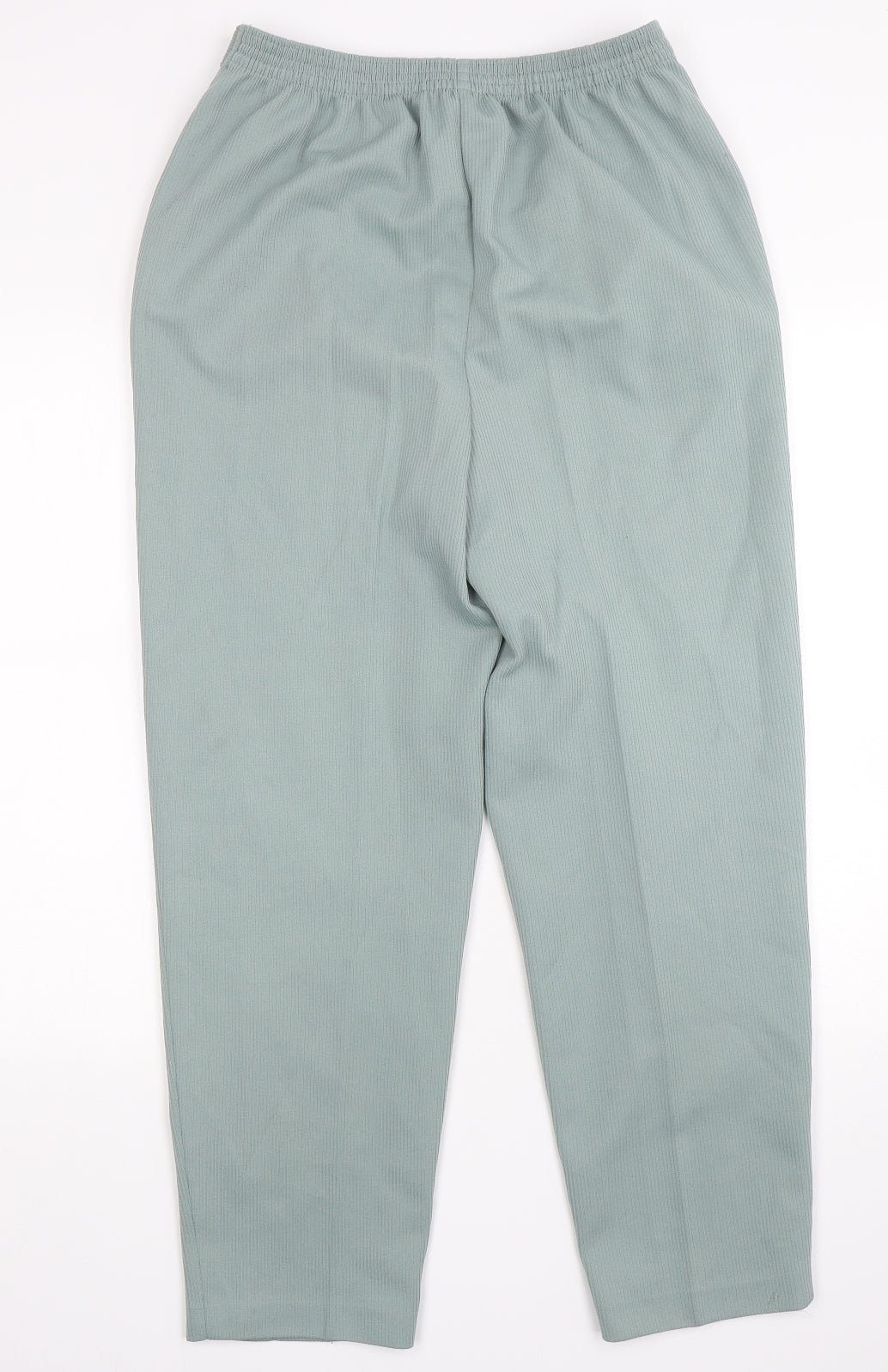 Womens UK Size 14 Slimma Regular Fit  Green Trousers