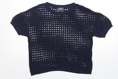 Womens UK Size L NEXT Blue Pullover Jumper