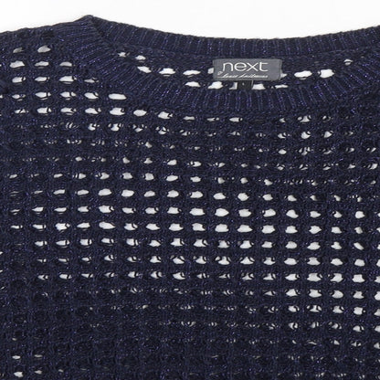 Womens UK Size L NEXT Blue Pullover Jumper
