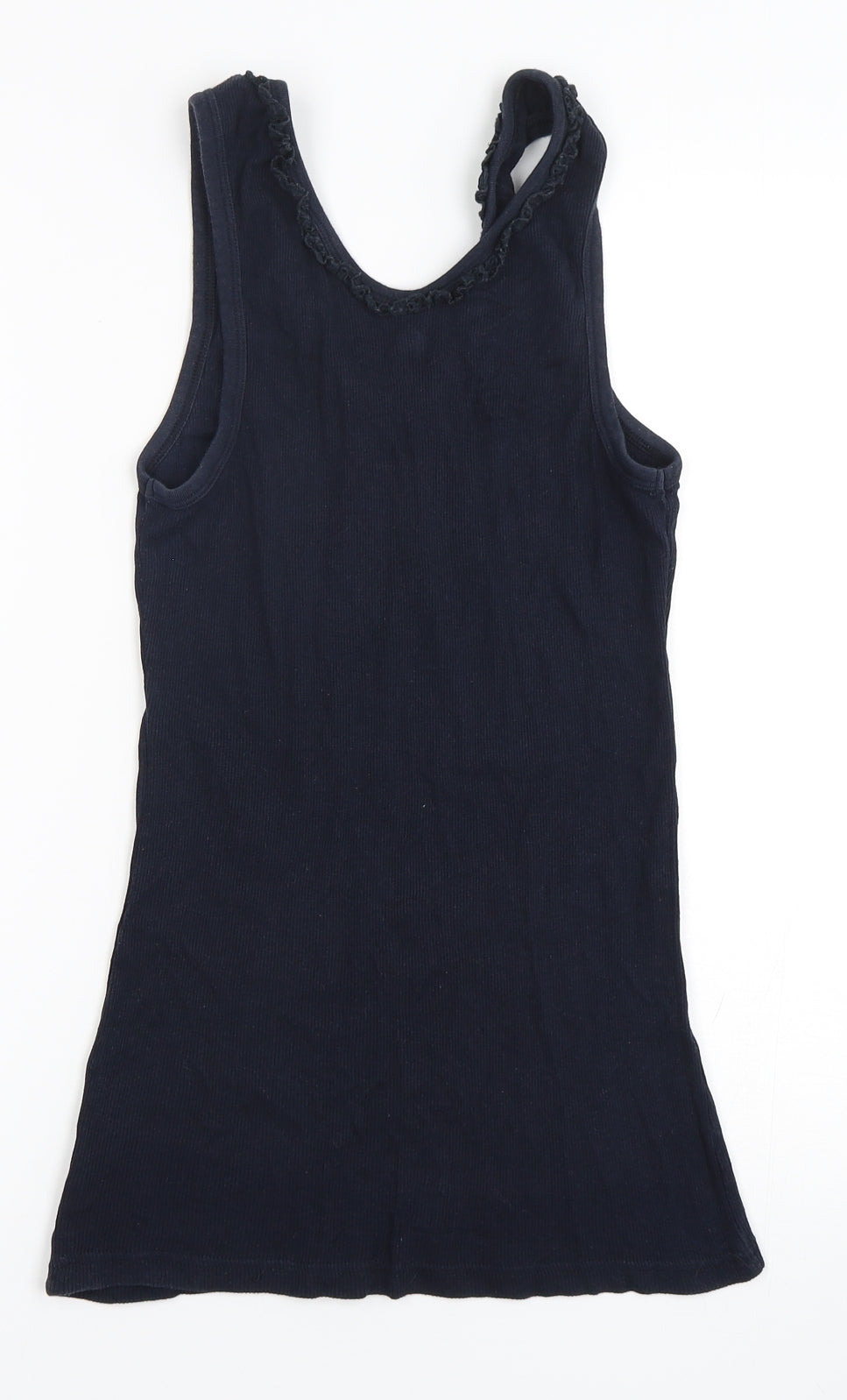 Womens UK Size M Gap Blue Basic Tank