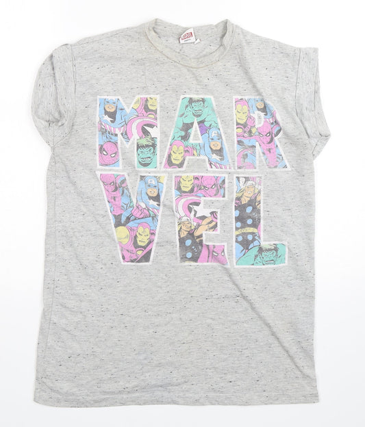 Womens UK Size 12 Atmosphere Grey Basic T-Shirt