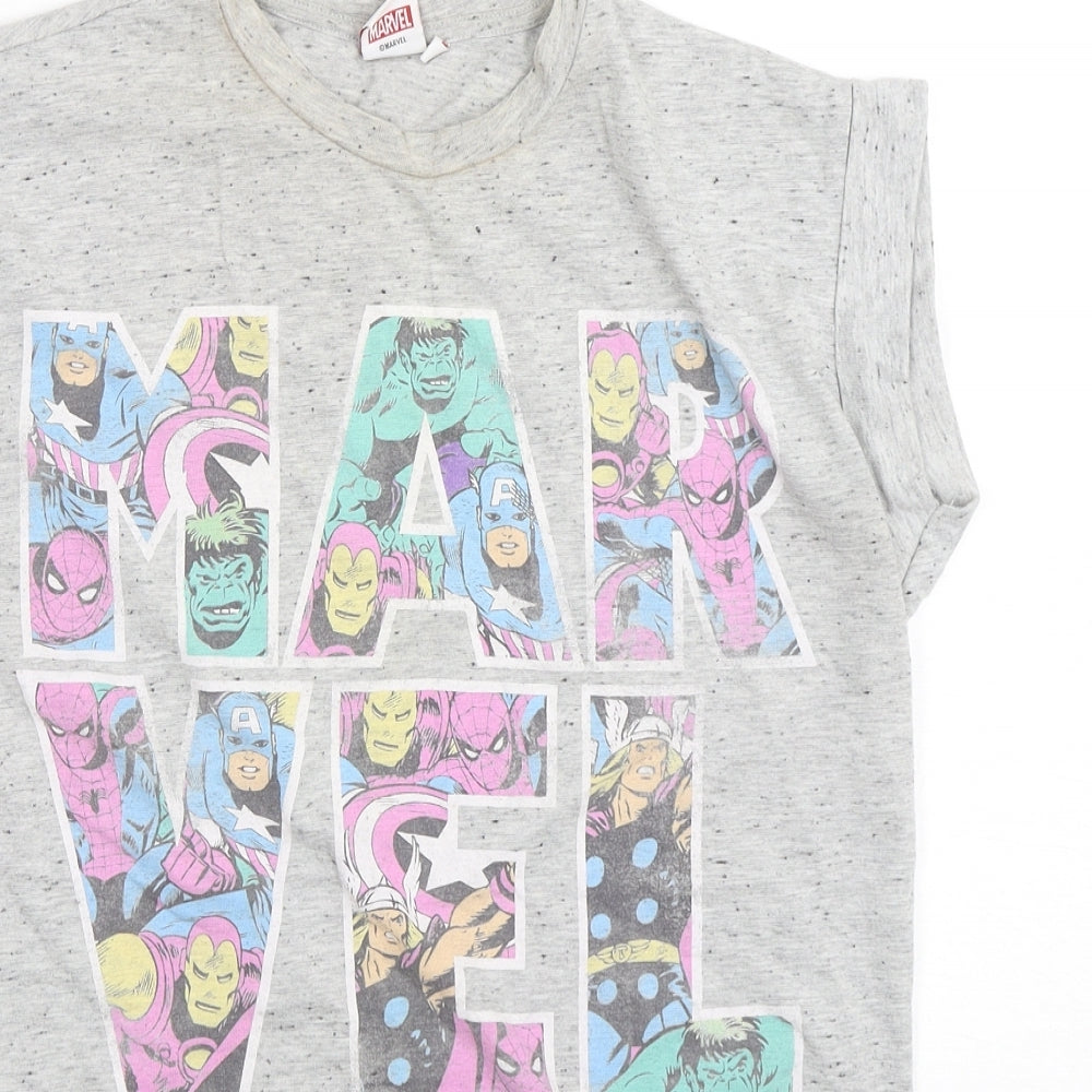 Womens UK Size 12 Atmosphere Grey Basic T-Shirt