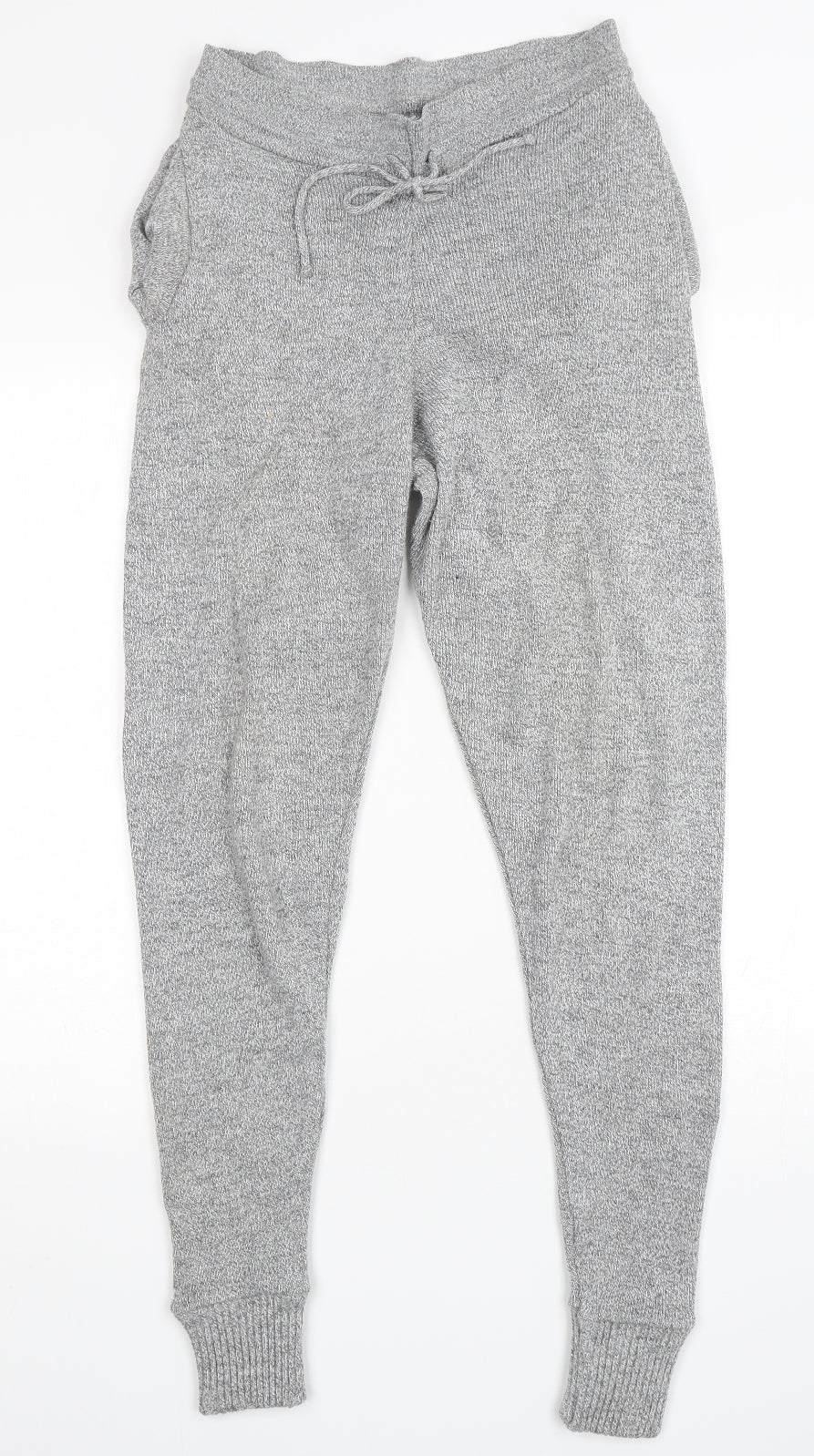 Womens UK Size S Preworn Regular Fit Sweatpants Grey Trousers