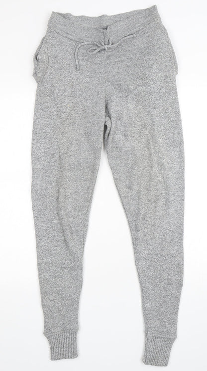 Womens UK Size S Preworn Regular Fit Sweatpants Grey Trousers