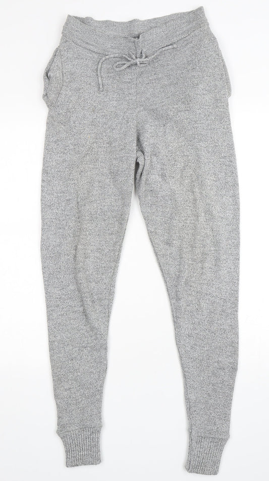 Womens UK Size S Preworn Regular Fit Sweatpants Grey Trousers