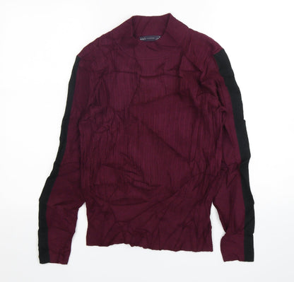 Womens UK Size 12 Marks and Spencer Purple Pullover Jumper