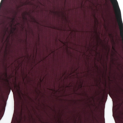 Womens UK Size 12 Marks and Spencer Purple Pullover Jumper