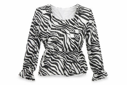 Womens UK Size 8 Quiz Multicoloured Basic Blouse
