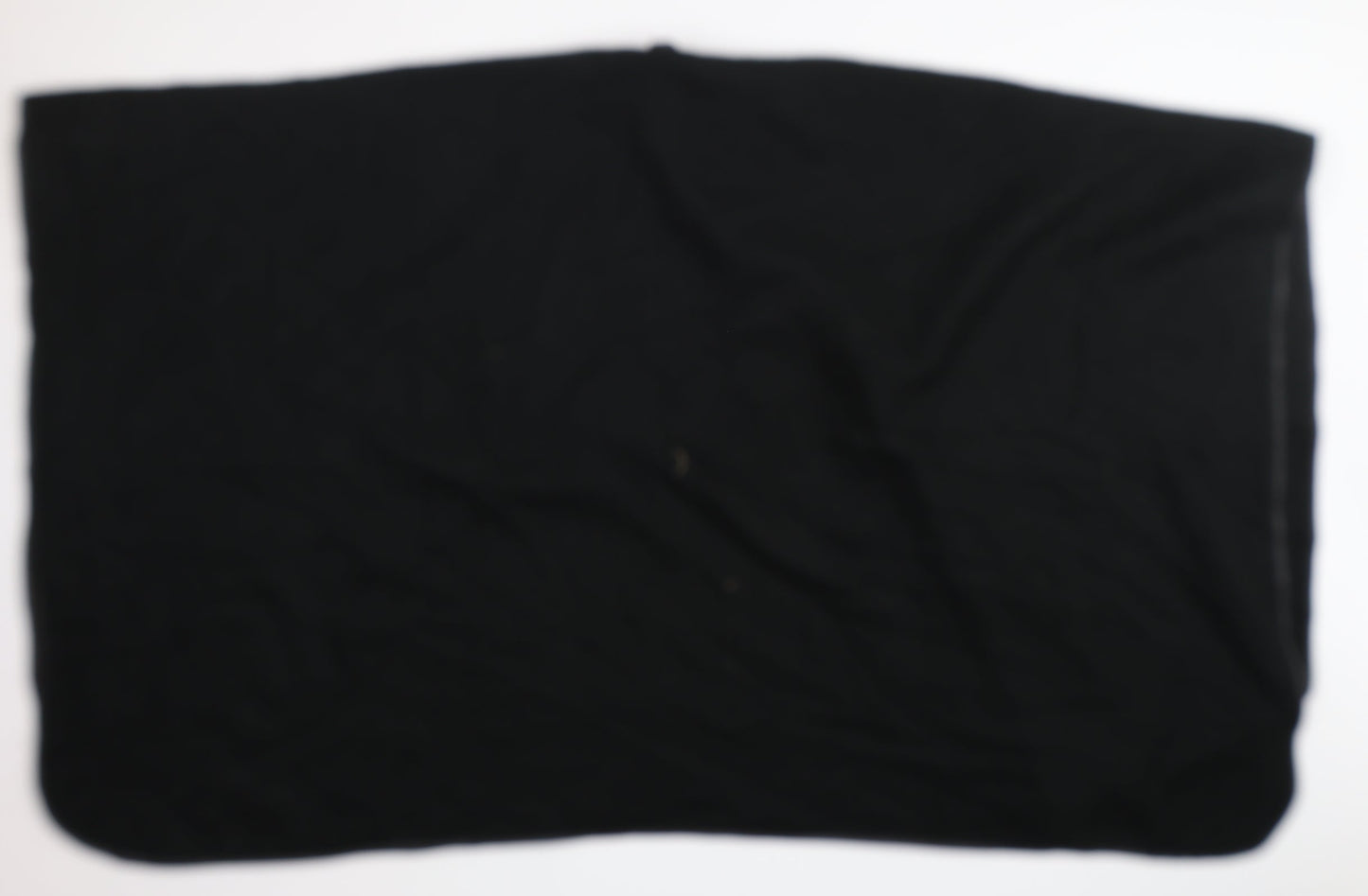 Womens UK Size One Size Preworn Black Cape Jumper