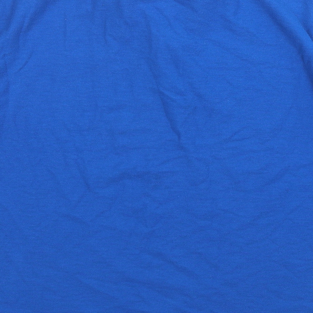 Slazenger Mens Blue  Polyester  Polo Size L Collared Pullover