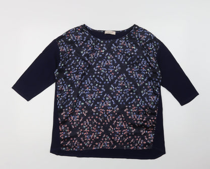 Womens UK Size 14 Per Una Blue Basic Blouse