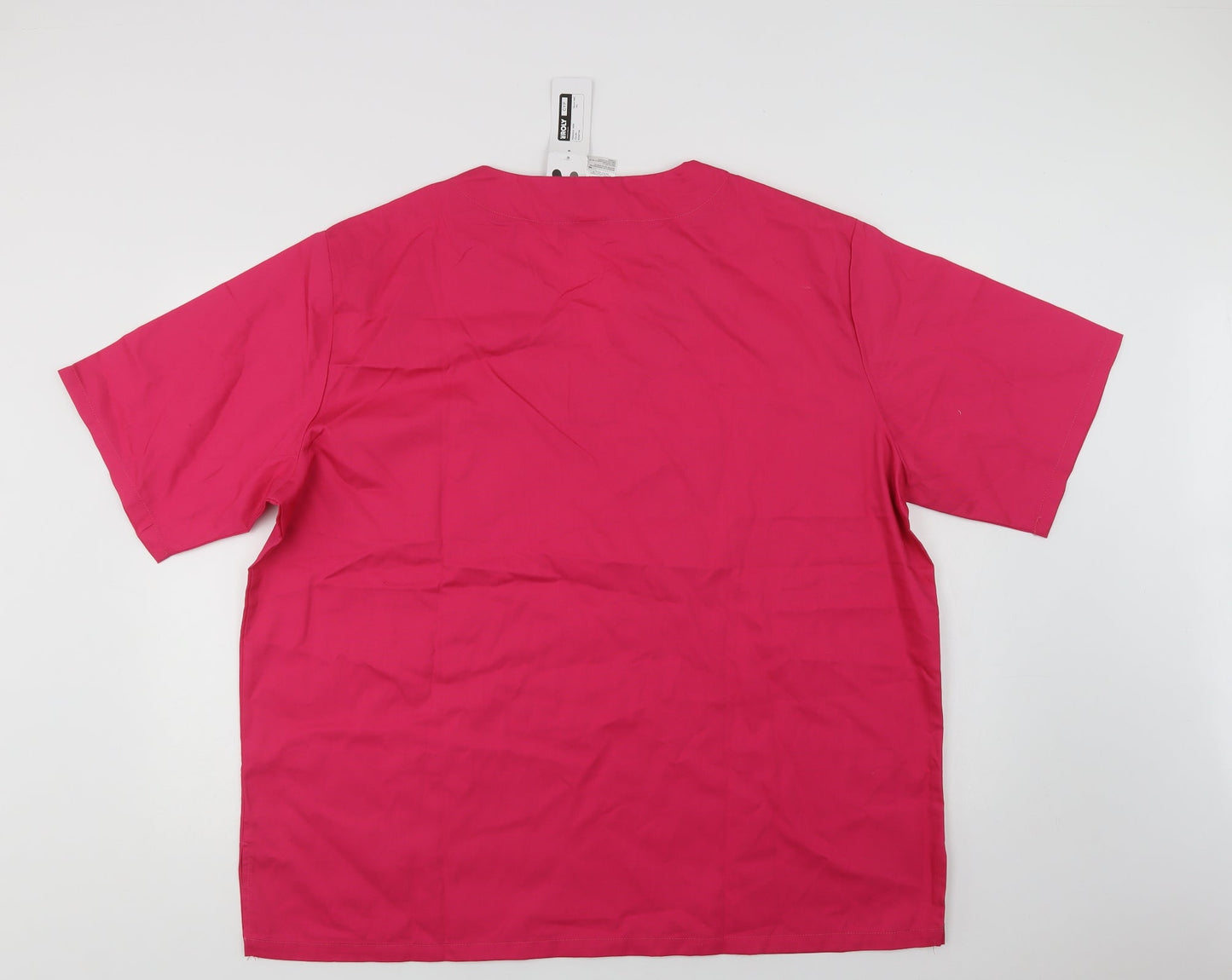 Womens UK Size 3XL Roly Pink Basic Blouse