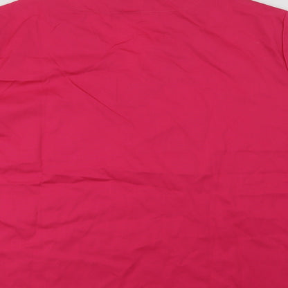 Womens UK Size 3XL Roly Pink Basic Blouse