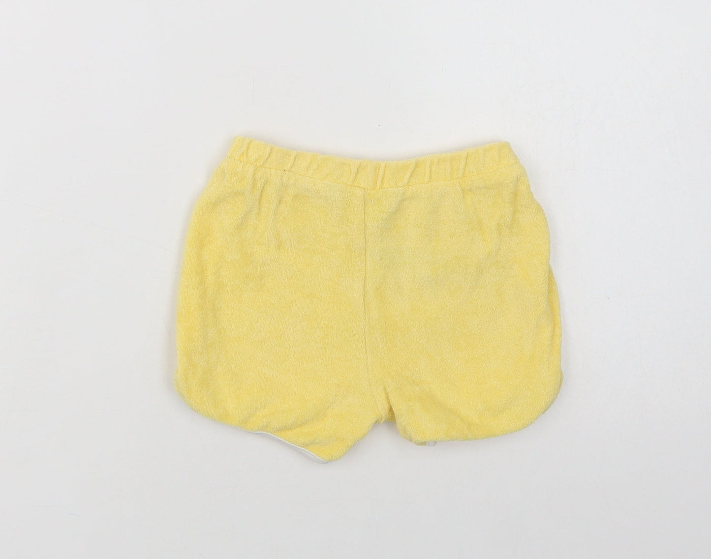 Primark Baby Yellow  Cotton Cropped Trousers Size 6-9 Months