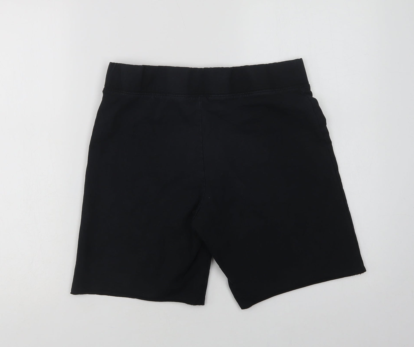 Dunnes Stores Womens Black  Cotton Compression Shorts Size M L8 in Regular