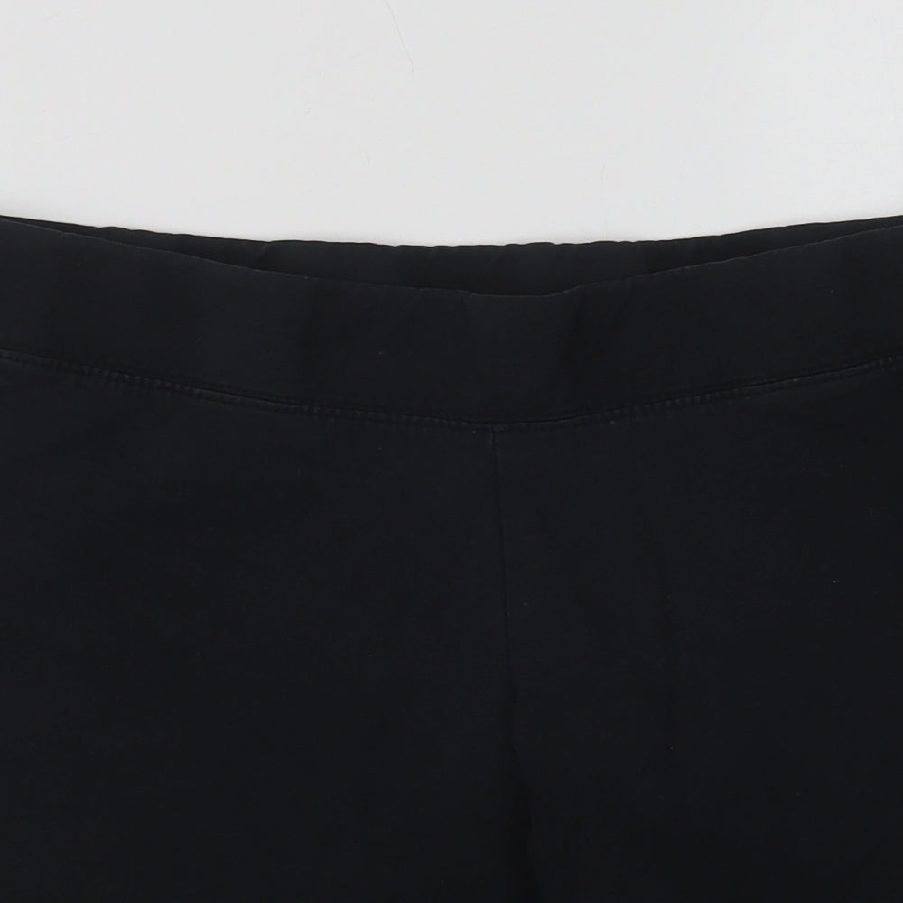 Dunnes Stores Womens Black  Cotton Compression Shorts Size M L8 in Regular