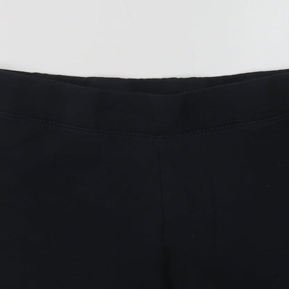Dunnes Stores Womens Black  Cotton Compression Shorts Size M L8 in Regular