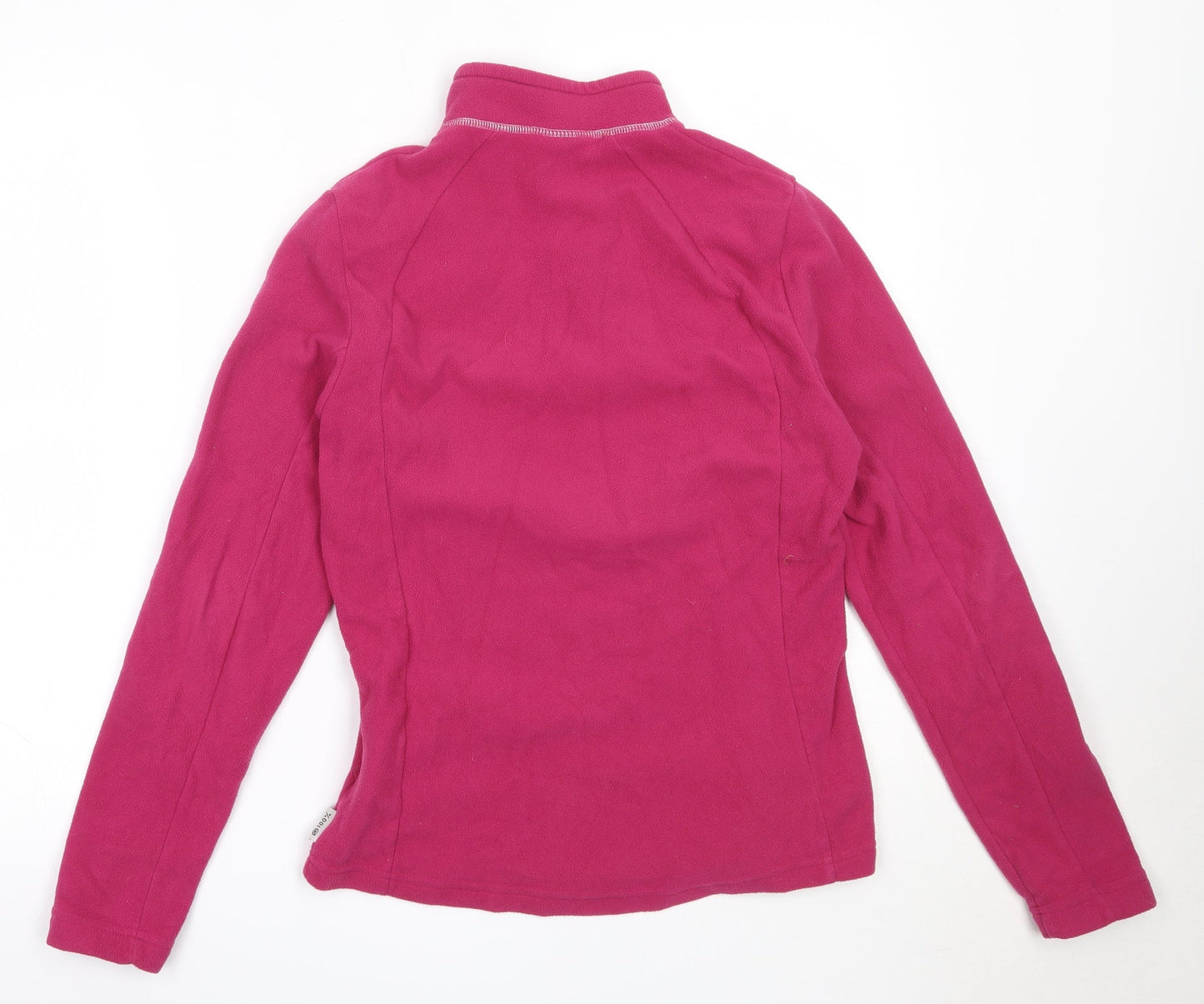DECATHLON Womens Pink  Polyester Henley Sweatshirt Size M