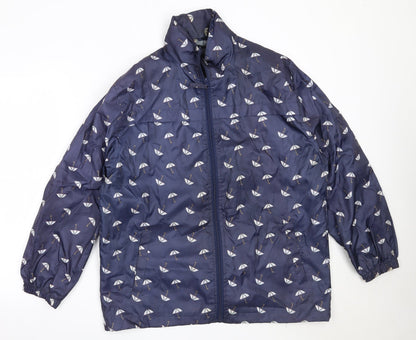 Womens UK Size M Dunnes Stores Blue Rain Coat
