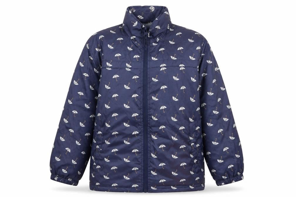 Dunnes Womens Blue   Rain Coat Coat Size M  Zip