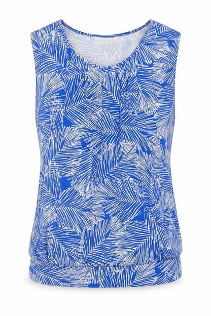 Womens UK Size L JoJo Maman Bébé Blue Basic Tank