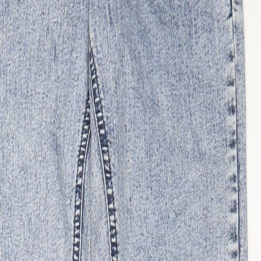ASOS Womens Blue  Cotton Skinny Jeans Size 10 L30.5 in Regular