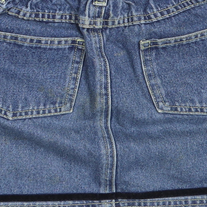NEXT Girls Blue  Cotton Mini Skirt Size 7 Years  Regular