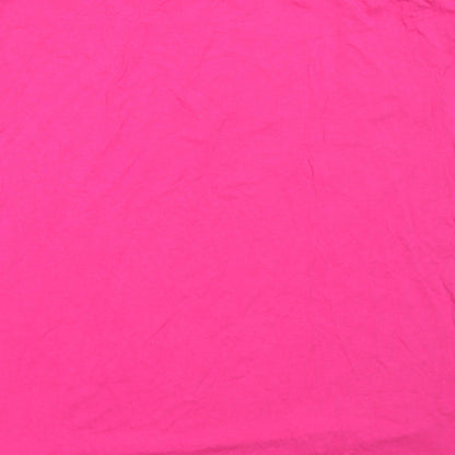 Womens UK Size 14 New Look Pink Basic T-Shirt
