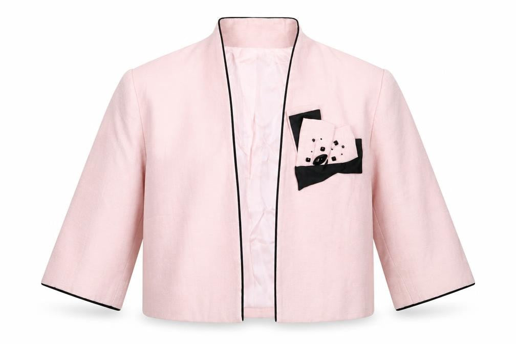 Womens UK Size 14 Gold Pink Jacket