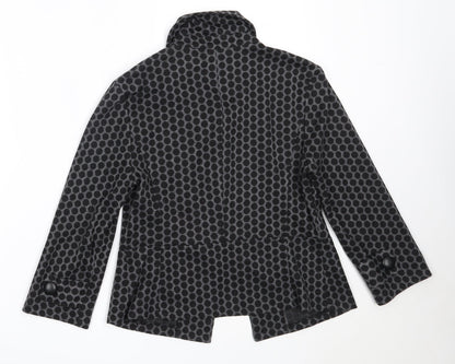 Epilogue Womens Black   Jacket  Size 10  Button