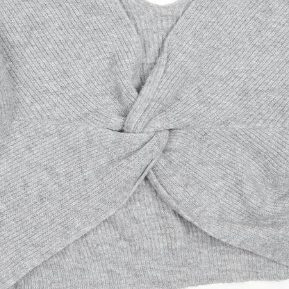 Womens UK Size M New Look Grey Pullover Jumper