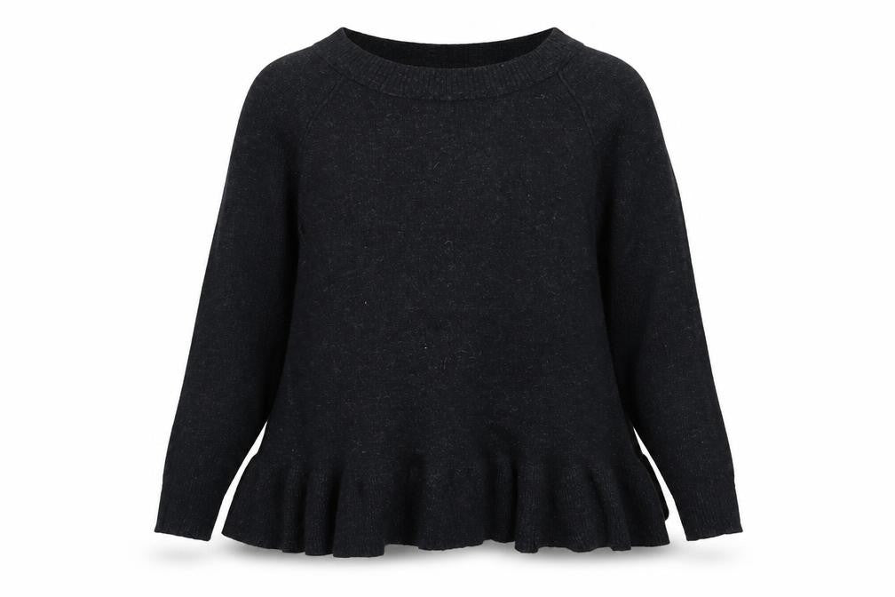 Womens UK Size 6 Topshop Black Pullover Jumper