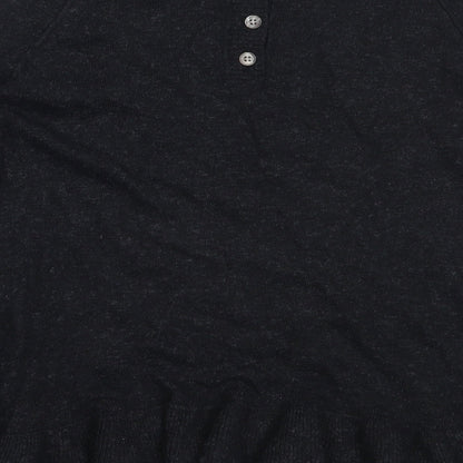 Womens UK Size 6 Topshop Black Pullover Jumper
