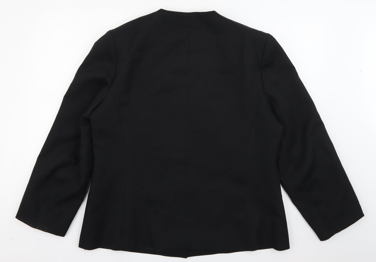 Womens UK Size 10 Preworn Regular Black Blazer