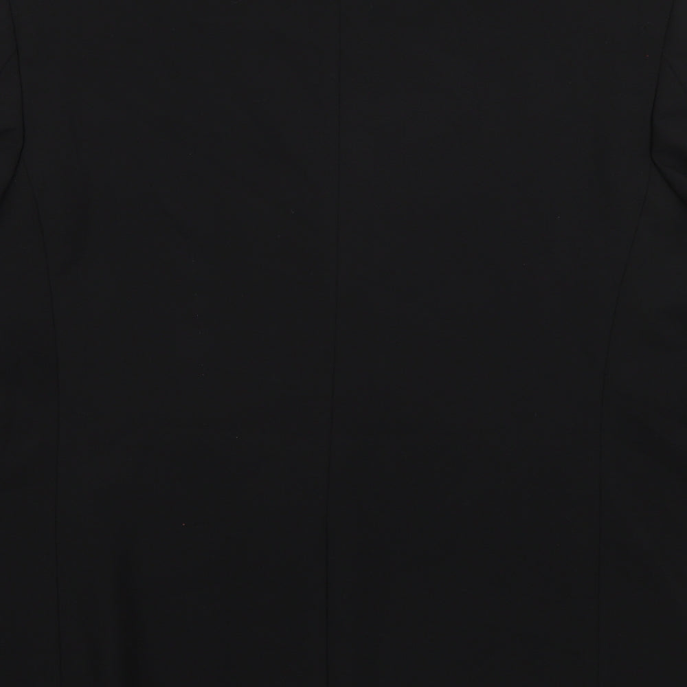 George Mens Black  Polyester Jacket Blazer Size L