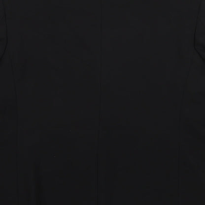 George Mens Black  Polyester Jacket Blazer Size L