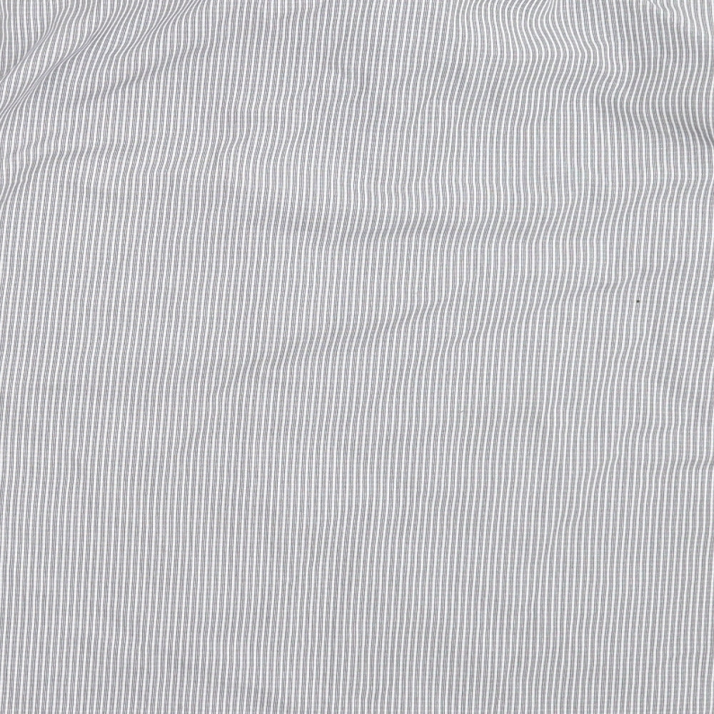 Mens UK Size M Giorgio White  Button-Up Short Sleeve Casual Shirt