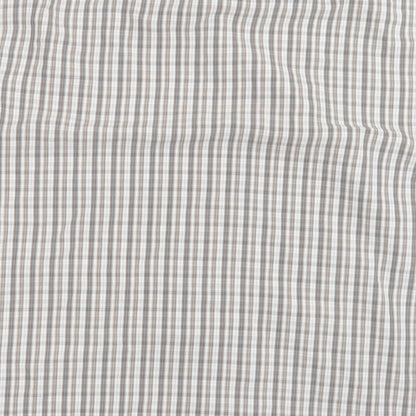 Atlantic Bay Mens Brown Check Cotton  Button-Up Size XL Collared Button - soft Touch