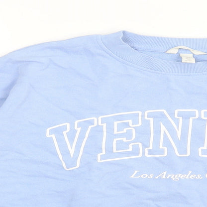 H&M Womens Black  Cotton Pullover Sweatshirt Size S  Pullover - Venice