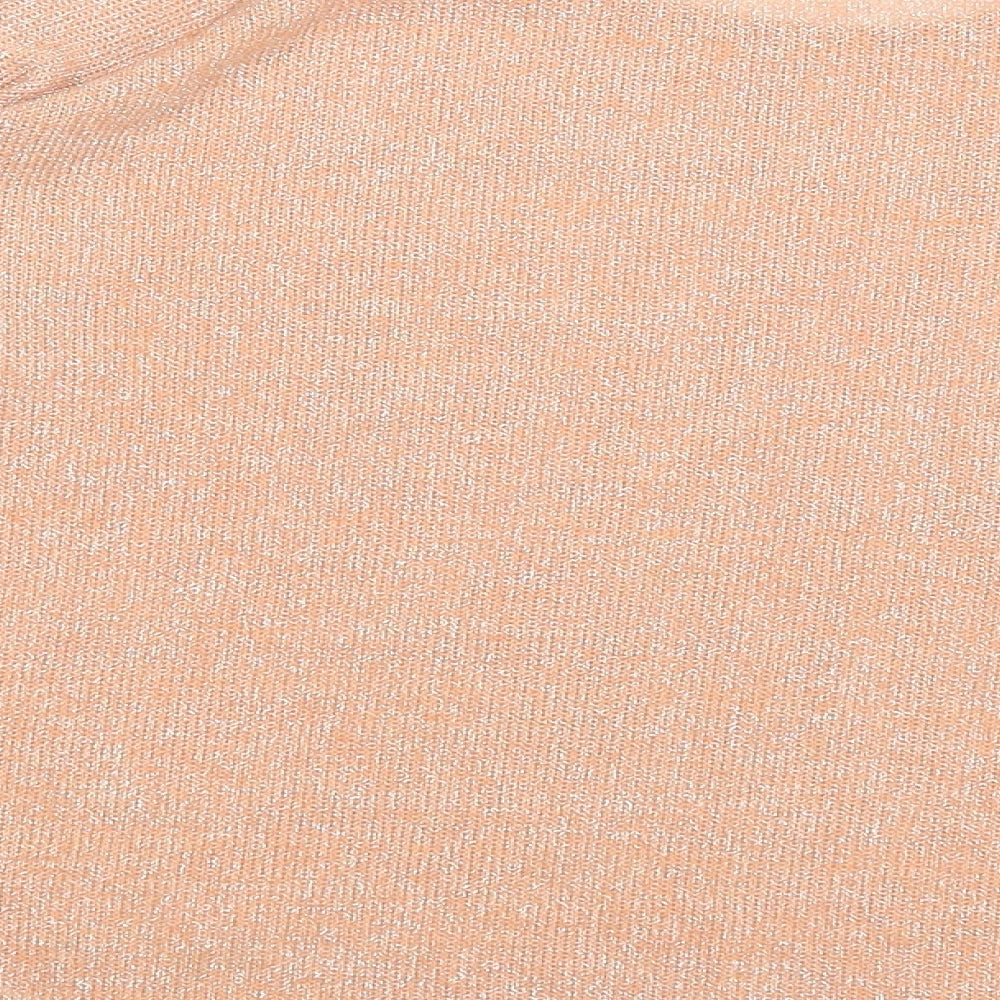 Womens UK Size M Dunnes Stores Orange Pullover Jumper