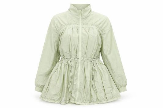 Missguided Womens Green   Jacket  Size 12  Zip