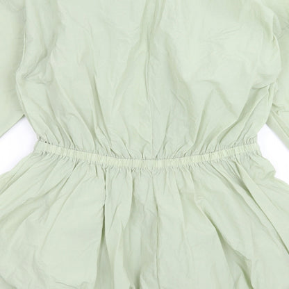 Missguided Womens Green   Jacket  Size 12  Zip