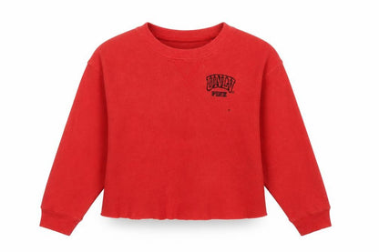 Womens UK Size L PINK Red Pullover Jumper