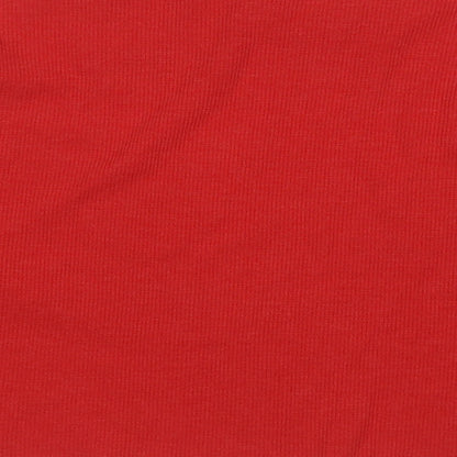 Womens UK Size L PINK Red Pullover Jumper