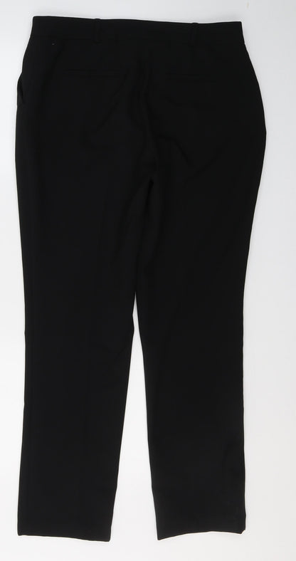Womens UK Size 12 Dunnes Stores Regular Fit  Black Trousers